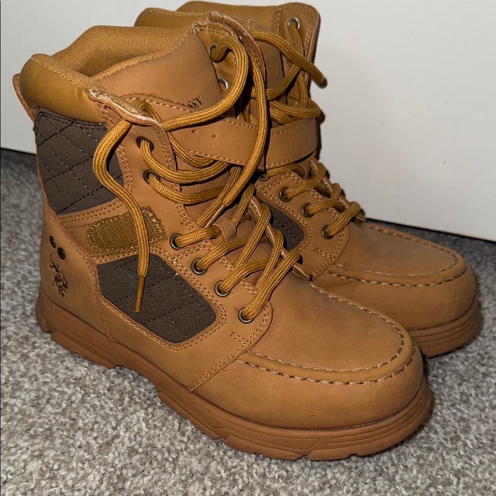 U.S. Polo Assn. Tan and Brown Men's Boots